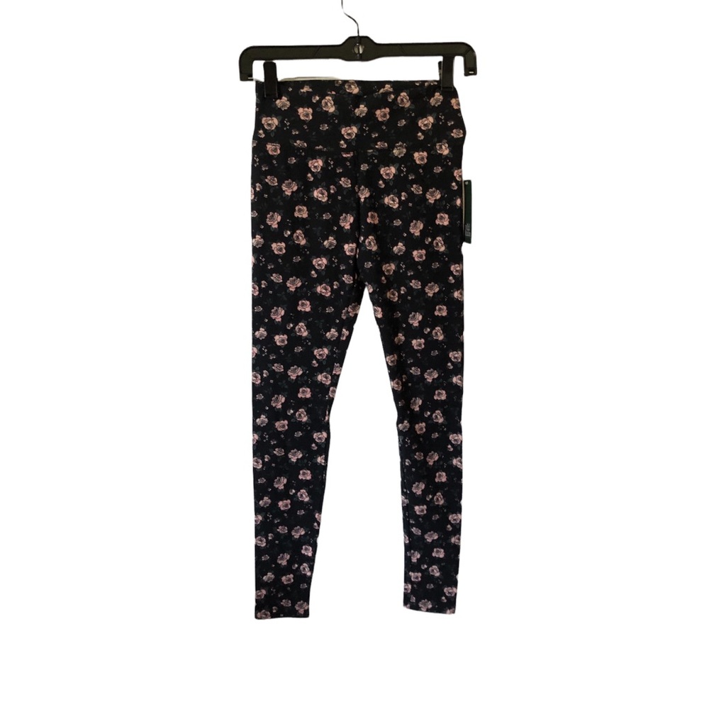 Wild Fable Womens Leggings XS Black/Floral - Picture 1 of 7